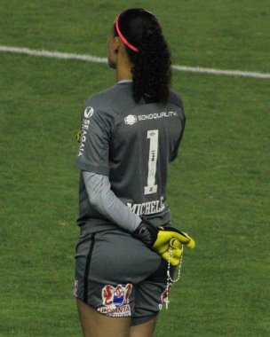 SAO PAULO, SP, BRAZIL: Brezilya 'daki iki Campeonato Brasileiro Srie A takımı arasında futbol maçı