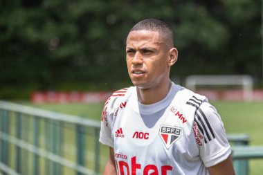 Sao Paulo - 3 Mart 2020: Sao Paulo takımının eğitimi sırasında. Eylem, Sao Paulo 'nun batısındaki Barra Funda' nın tomografisinde gerçekleştirildi.