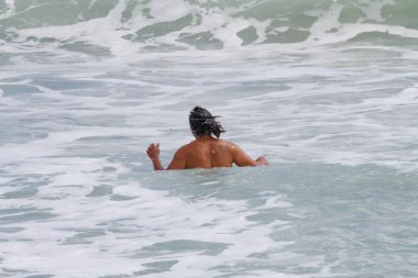 MIAMI (USA) .23 / 01 / 2020 - insanlar Miami Beach, ABD 