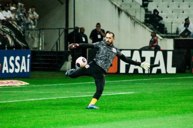 SAO PAULO, SP, BRAZIL: Brezilya 'daki iki Campeonato Brasileiro Srie A takımı arasında futbol maçı