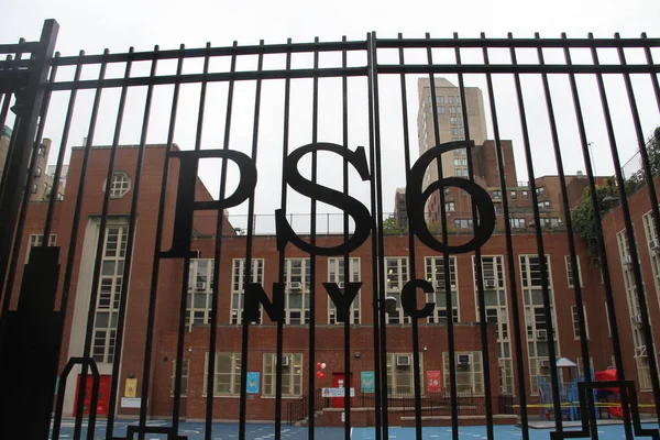 Nova York Eua 2020 Reabertura Escola Nova York Alunos Ensino — Fotografia de Stock