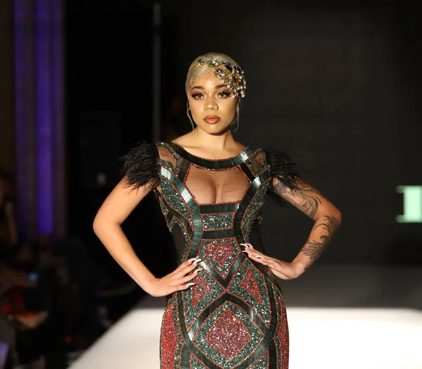 Nova York Uce 2019 Desfile New York Fashion Week Por — Foto Stock