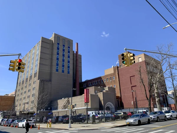 Ospedale Dove Prima Morte Covid New York Stati Uniti — Foto Stock