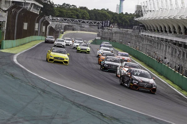 Wyścig Mercedes Challenger Sao Paulo Października 2020 Sao Paulo Brazylia — Zdjęcie stockowe