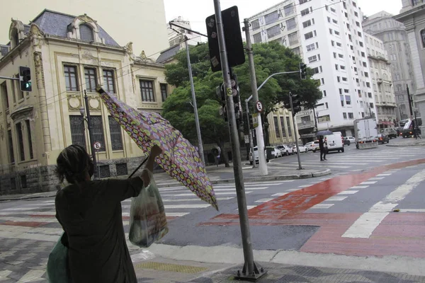 Sao Paulo Soğuk Yağmurlu Bir Gün Ekim 2020 Sao Paulo — Stok fotoğraf