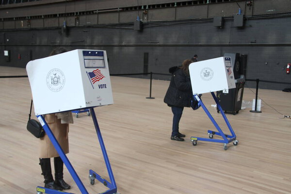 НЬЮ-ЙОРК (США) - 22 января 2020 года: во время пандемии КОВИД-19