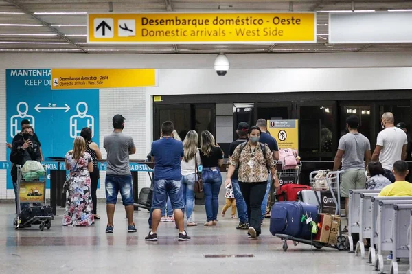 Janeiro 2021 Aeroporto Internacional São Paulo Brasil — Fotografia de Stock