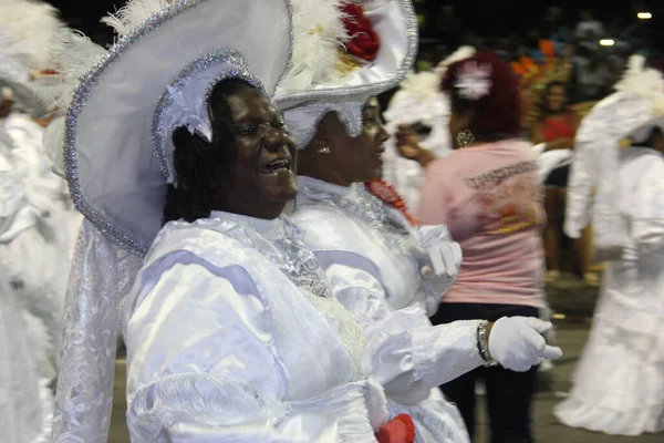 リオデジャネイロ 2020 Escola Samba Salgueiro Concentacao Para Desfile Grupo Especial — ストック写真