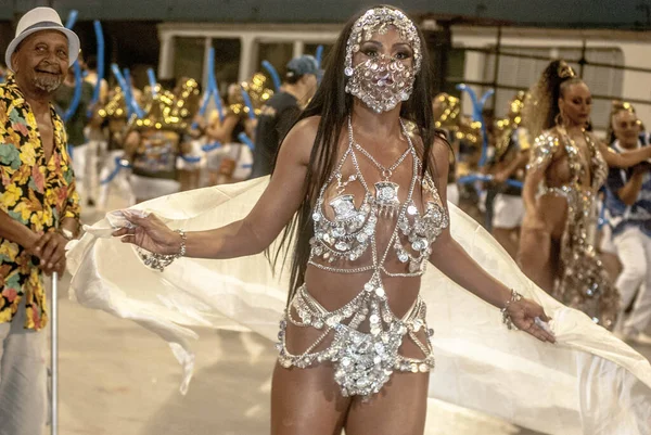 São Paulo 2020 Ensaio Tecnico Escola Samba Festival Samba São — Fotografia de Stock