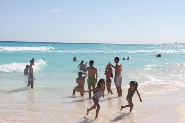 Cancun Mexico Mooi Tropisch Resort Cancun Mexico — Stockfoto