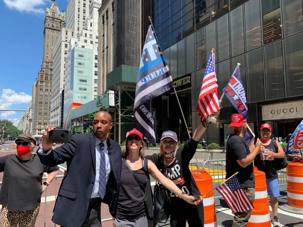 Diciembre 2020 Nueva York Estados Unidos Algunos Residentes Indios Reunieron —  Fotos de Stock