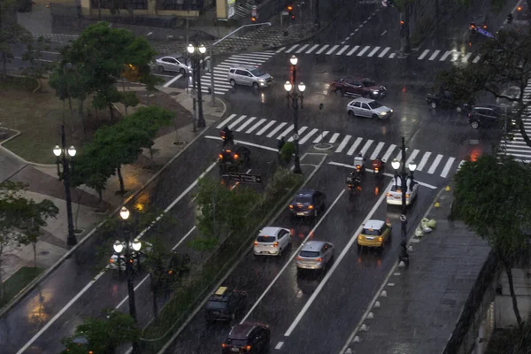 Νεφελώδης Καιρός Και Βροχοπτώσεις Στο Σάο Πάολο 2020 Σάο Πάολο — Φωτογραφία Αρχείου
