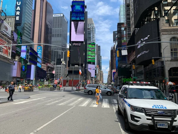 Nova York Eua Apesar Reabertura Cidade Nova York Nesta Semana — Fotografia de Stock