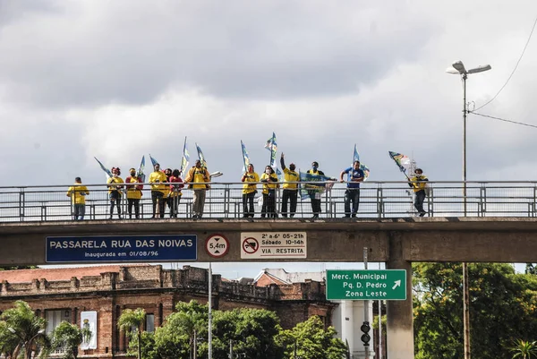 28ª Edición Marcha Por Jesús Ciudad Sao Paulo Cambió Formato — Foto de Stock