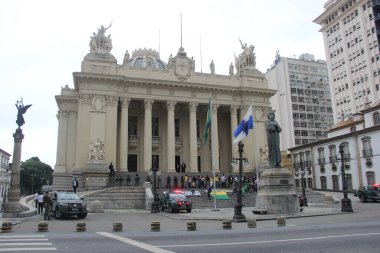Rio de Janeiro valisinin görevden alınması. 29 Temmuz 2020, Rio de Janeiro, Brezilya: STF 'nin (Brezilya Federal Yüksek Mahkemesi) Rio de Janeiro valisinin görevden alınması kararına karşı Alerj' de gösteri