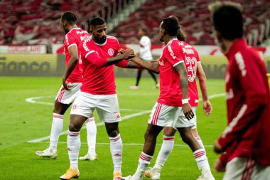 SAO PAULO, SP, BRAZIL: Brezilya 'daki iki Campeonato Brasileiro Srie A takımı arasında futbol maçı