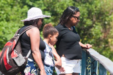 SAO PAULO, SP, 01.12.2019 - Ibirapuera parkında dekorasyon ve hareket 