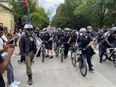 NEW YORK, 28 / 08 / 2020 - Siyahi HAYATLARI DURANTE O 57 ANIVERSARIO DA HISTORICA MARCHA DE MARTIN LUther King