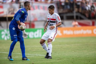 SAO PAULO, SP, BRAZIL: Brezilya 'daki iki Campeonato Brasileiro Srie A takımı arasında futbol maçı