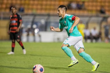 SAO PAULO, SP, BRAZIL: Brezilya 'daki iki Campeonato Brasileiro Srie A takımı arasında futbol maçı