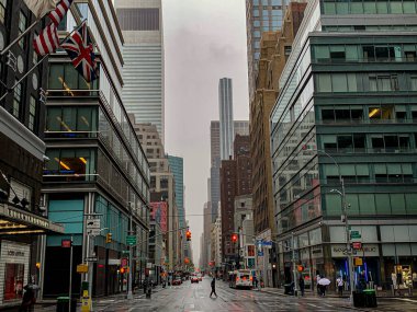 NEW YORK (USA) - 22 .01.2020: bir salgın sırasında COVID-19