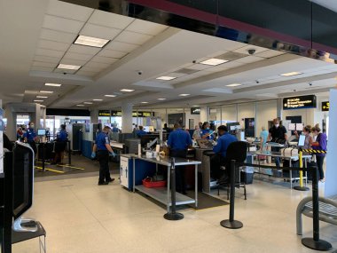 Charlotte (USA), 25 / 08 / 2020 - Uluslararası Havalimanı Charlotte, ABD 