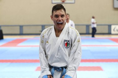 SAO PAULO, SP, 07.02.2020 - PRE-OLIMPICO NACIONAL 2020 - CATEGORY -75 KG MALE - Olimpiyat öncesi dünya karatesi için ulusal seçim, kategori -75 kg.  