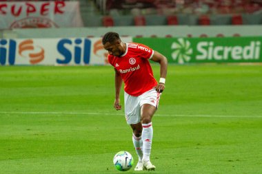 SAO PAULO, SP, BRAZIL: Brezilya 'daki iki Campeonato Brasileiro Srie A takımı arasında futbol maçı