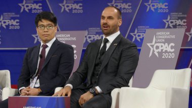 MARYLAND (EUA), 29 / 02 / 2020 - Eduardo Bolsonaro, Maryland, ABD