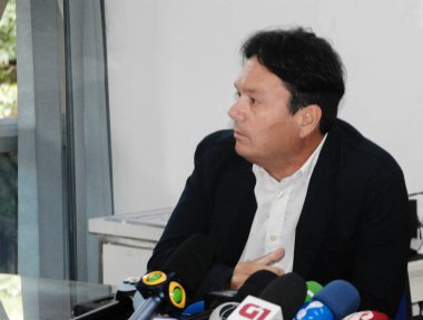 8 Ocak 2021, Sao Paulo, Brezilya: CEAGESP lisans sahipleri Sao Paulo Valisi Joao Doria 'nın mali ayarlamalarının bir parçası olan Mal ve Hizmetler Dolaşım (ICMS) değişikliklerini protesto ettiler