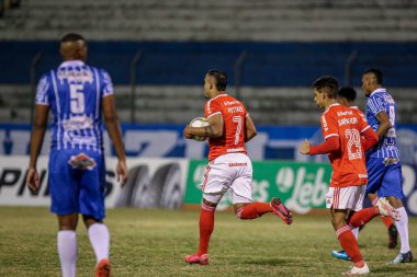 SAO PAULO, SP, BRAZIL: Brezilya 'daki iki Campeonato Brasileiro Srie A takımı arasında futbol maçı