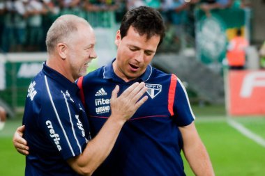 SAO PAULO, SP, BRAZIL: Brezilya 'daki iki Campeonato Brasileiro Srie A takımı arasında futbol maçı