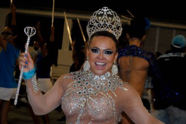 Sao Paulo (SP), 14 / 02 / 2020 - ENSAIO TECNICO DA ESCOLA DE SAMBA - Samba festivali Sao Paulo, Brezilya 