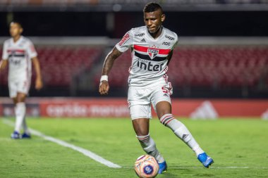 SAO PAULO, SP, BRAZIL: Brezilya 'daki iki Campeonato Brasileiro Srie A takımı arasında futbol maçı