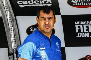 SAO PAULO - OCT 19, 2019: CORINTHIANS during the match between valid for the 27th round of the Brazilian Championship, at the Corinthians Arena in Itaquera
