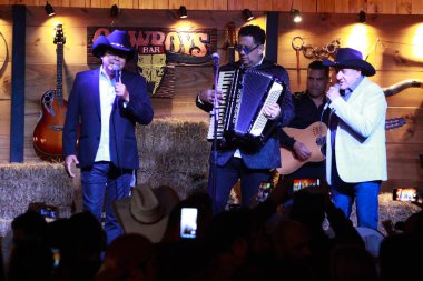 SAO PAULO, SP, 21.08.2019 - Brezilya 'da Trio Parada Dura açılış konseri