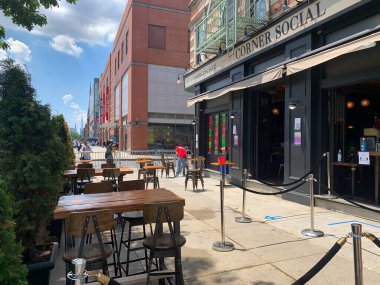 NEW YORK (USA) - 22 .01.2020: bir salgın sırasında COVID-19