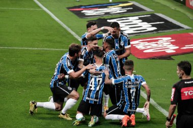 Porto Alegre, 29 Ekim. 2020: COPA DO BRASIL - GREMIO X JUVENTUDE - Gremio vs Juventude arasındaki maç, Gremio 'daki Arena' da Copa do Brazil 'in 16.