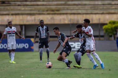 SAO PAULO, SP, BRAZIL: Brezilya 'daki iki Campeonato Brasileiro Srie A takımı arasında futbol maçı