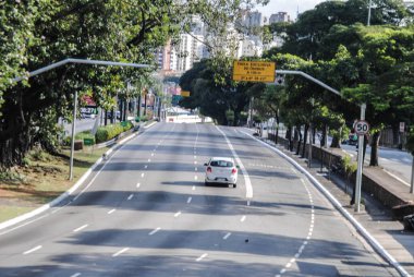 SAO PAULO, SP 18.11.2019 - Sao Paulo, Brezilya 'daki yaşam sahnesi