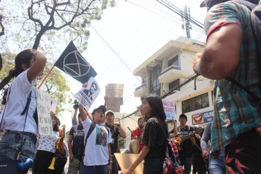 19 Temmuz 2020, Sao Paulo, Brezilya: Brezilya Cumhurbaşkanı Jair Bolsonaro 'yu protesto eden protestocular Central Sao Paulo' daki Franklin Roosevelt Parkı 'nda