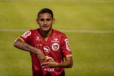 SAO PAULO, SP, BRAZIL: Brezilya 'daki iki Campeonato Brasileiro Srie A takımı arasında futbol maçı