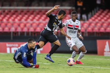 SAO PAULO, SP, BRAZIL: Brezilya 'daki iki Campeonato Brasileiro Srie A takımı arasında futbol maçı
