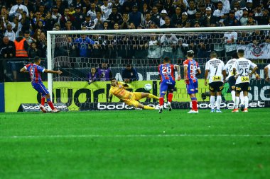 SAO PAULO - OCT 19, 2019: CORINTHIANS during the match between valid for the 27th round of the Brazilian Championship, at the Corinthians Arena in Itaquera