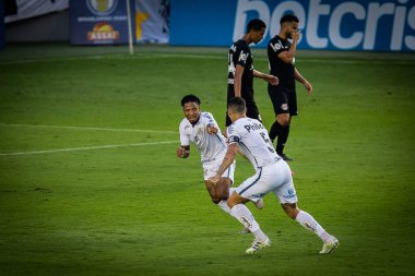 SAO PAULO, SP, BRAZIL: Brezilya 'daki iki Campeonato Brasileiro Srie A takımı arasında futbol maçı