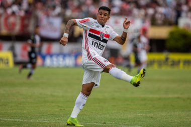 SAO PAULO, SP, BRAZIL: Brezilya 'daki iki Campeonato Brasileiro Srie A takımı arasında futbol maçı