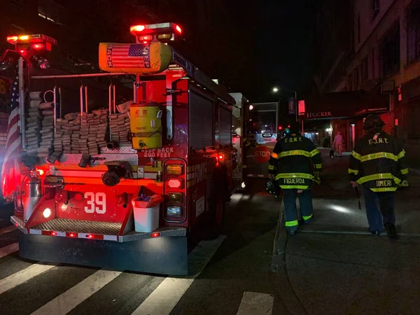 Nuevo Accidente Que Involucra Autos Durante Una Protesta Nueva York —  Fotos de Stock