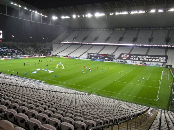 Brasilianische Fußballliga Sao Paulo Brasilien Fußballspiel Brasilianische Meisterschaft — Stockfoto