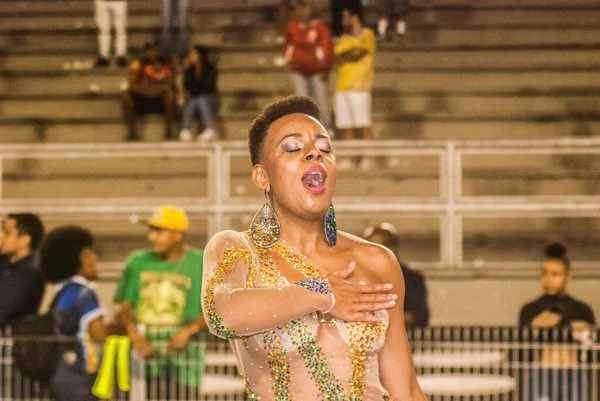 San Paolo 2020 Ensaio Tecnico Escola Samba Samba Festival San — Foto Stock