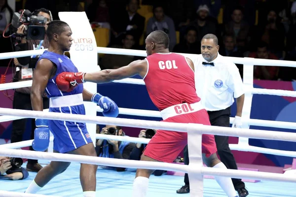 Internacional Lima Peru 2019 Lima Peru 2019 Final Boxe Masculino — Stockfoto